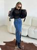 Jiajun Transfronteiriço Sazonal Xintang Capital Cowboy Jeans Crochê Meio Comprimento Roupas Juvenis Feitas Sob Medida