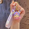 Chaveiro Cartoon Sanrio Pingente de Boneca para Mochila Escolar Pingente de Chaveiro de Casal Fofo Pequeno Presente Atacado