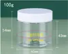 Frasco Sellado de Plástico para Mascotas de Diámetro Grande 500ml Grado Alimenticio Caja de Empaque para Té con Aroma a Nuez Botella Transparente de Boca Ancha en Stock