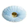 Suporte para Incenso Flor de Lótus Azul Suporte para Incenso Cerâmico Estilo Chinês Base para Incenso Suporte para Incenso Queimador de Incenso de Alta Qualidade Ornamento de Aromaterapia para Casa