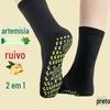 Meias Autoaquecidas, Meias Antiodor, Meias de Saúde com Turmalina, Meias Quentes, Massagem Antifrio Meia-Calça de Algodão Absorvente de Suor Atacado