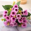Margaridas Artificiais, Flores Gerbera Africana, Flores Falsas de Camomila, Margaridas de Seda, Atacado de Fábrica e Varejo
