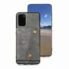 Adecuado para Funda de Teléfono Móvil Sxs20Ultra A6 A71 Cubierta de Cuero Doble Cierre Montaje en Coche Anticaídas Funda Protectora para Teléfono Móvil A6Plus