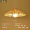 Abajur Criativo de Palha de Rattan Chapéu de Palha Retrô Restaurante Japonês Personalizado Restaurante de Hot Pot Arte em Rattan Pousada Sudeste Asiático Lustre de Bambu