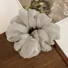 Tamanho Grande Super Fada Estilo Francês Elástico de Cabelo Grande Intestino Feminino Malha Moda Elástico Corda de Cabelo Acessórios de Cabelo para Cabeça Corda de Cabelo Elegante