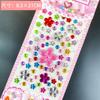 Calcomanías para Niños Gema Cristal Acrílico Diamante Calcomanías Niñas Decorativas Creativas DIY Kindergarten Calcomanías de Bonificación