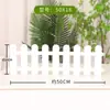 Venda Direta de Fábrica Cerca de Jardim em PVC para Embelezamento de Quintal e Parque, Fácil Instalação, Cerca Plástica de Resina Ecológica para Exterior