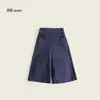 Otoño 2025 Ropa Nueva Cómoda para Niños Nuevo Estilo Coreano de Moda Pantalones Acampanados Cortos para Niñas
