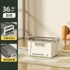 Caixa de Armazenamento Caixa de Armazenamento de Grande Capacidade Doméstico Lanche Brinquedo Roupas Organizador Caixa Dormitório com Tampa Alça Caixa de Plástico
