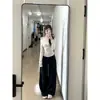 Camiseta Sexy de un Hombro con Mangas Largas para Mujer, Nuevo Estilo de Invierno, Hombro Asimétrico, Sexy Descubierto del Hombro, Top de Alta Gama para Mujer