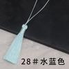 8CM tamanho pequeno franja franja marcador de página leque sachê franja pendurada traje antigo Hanfu fecho de pressão joia Yiwu Acessórios acessórios