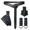 Riñonera YSFYSFTEMU con Forma de Barco Medieval, Estilo Vikingo Nórdico, Accesorio Retro de Cosplay