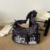Nova Bolsa Tiracolo Simples de Grande Capacidade Estilo Universitário para Aula, Bolsa de Ombro Transparente para Mulheres, Bolsa Transversal, Bolsa Ita para Mulheres