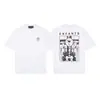 Erd Melancólico Rico Segunda Generación Nuevo Holgado Casual Belleza Tendencia Nicho Marca de Tendencia Estampado Cuello Redondo Manga Corta Colección de Camisetas para Hombres y Mujeres