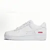 Tênis Original Af1 Air Force One Cor Trigo Guerreiro Preto Branco Puro Unissex Sapatos Esportivos Clássicos Sapatos Brancos Venda por Atacado
