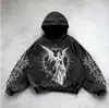 Nuevo cárdigan con cremallera transfronterizo, sudadera con capucha estampada nueva, sudadera de estilo chino de moda, sudadera con capucha y ropa exterior al por mayor