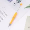 Plumas de Cuentas de Colores, Plumas Creativas para Bolígrafo DIY con Cuentas, Lindos Bolígrafos de Tinta de Gel con Gradiente de Color Macarrón Multicolor, Al por Mayor en Stock