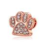 Cuentas Espaciadoras de Pata de Animal de Dibujos Animados para Joyería DIY Estampado de Garra Cuentas Sueltas Pulsera de Perlas de Mascota Linda Colorida Accesorios para Pulsera de Hilo Rojo