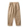 Roupa Masculina Muqiu Primavera e Outono Novo Macacão Reto Solto Masculino Casual Algodão Puro Retro Perna Larga Calças Casuais