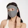 Sombrero de Sol Deportivo de Cara Completa con Parte Superior Vacía Integrada para Hombres y Mujeres, Cubierta Facial y Máscara Solar de Verano Desmontable