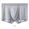 Roupa Íntima Masculina de Seda de Gelo Verão 120 Masculina Plus Size Sem Costura Fina Gelo Respirável Cintura Média Boxer Antibacteriano