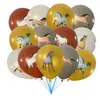 Globos Temáticos de Equitación de 12 Pulgadas Patrón de Ocho Caballos Globos de Látex Decoración de Cumpleaños Arreglo Juguetes Globos Engrosados