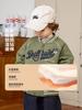 Chaqueta de Béisbol de Algodón Estilo Europeo para Niños, Abrigo de Algodón Impermeable y Cálido para Niños Pequeños, Nueva Ropa de Algodón de Invierno 2026
