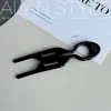 Nuevo Pasador de Acetato de Alan Pasador en Forma de U para Mujer Artefacto Pasador de Cabeza de Bola 2025 Peine Cortado Pasador de Pelo Pasador de Pelo