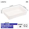 Fabricante Placa Cuadrada de Plástico Placa Rectangular Plana de Plástico Caja de Almacenamiento de Herramientas y Piezas Caja de Volteo Fruta y Verdura Alimento
