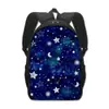 Mochila Ligera de Gran Capacidad Estampada Serie Cielo Estrellado Transfronteriza para Estudiantes de Primaria y Secundaria, Adecuada para Ir a la Escuela, Puede Enviarse Rápido Jit