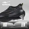 Zapatos Deportivos para Hombre Hongxing Erke 2026 Primavera/Verano Nuevos Negro Guerrero Negro Suela Suave Amortiguadora Zapatos para Correr