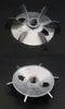 Motor de capacitor de dupla voltagem monofásico, pá de ventilador de alumínio 12-14-15-16-17-18-20, tipo parafuso de fixação sem balanceamento resistente a altas temperaturas