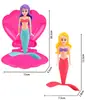 Brinquedos de Verão Transfronteiriços Mergulho Sereia Piscina Infantil Treinamento Brincadeira na Água Sereia de Cabelo Curto Brinquedo de Mergulho