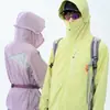 Ropa de Protección Solar de Alta Calidad para Exteriores de Verano Hombres Mujeres Pareja Chaqueta Protectora Solar Ropa Protectora Solar Fina con Sensación de Hielo Tendencia