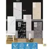 Adesivo de Parede Mármore Azulejo Imitação Rodapé Autoadesivo Papel de Parede Borda de Parede Sala de Estar Decoração de Lambril Adesivo Impermeável Banheiro