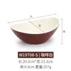 Plato de melamina para calentar alimentos, vajilla de plástico similar a la porcelana, plato rectangular, plato creativo para barbacoa de autoservicio con plato comercial.