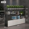 Novo Rack Divisória de Tela para Escritório Armário Divisório Simples Moderno Grade de Restaurante Suporte para Plantas Verdes Flores Parede Divisória