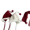 Lindo Conjunto de Bufanda y Gorro con Protección Auditiva Briquette para Niños y Niñas Otoño e Invierno Felpa Gruesa Cálida Gorro con Cordones