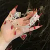 Design Europeu Exagerado Colar de Franjas Pesadamente Bordado Personalidade Única Colar de Renda Tecida Corrente de Clavícula Exquisite