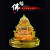 Glacê colorido Buda Guanyin assento de perfume para carro ornamentos carro acessórios de carro para atrair riqueza e garantir segurança suprimentos para carro