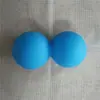 330g material de silicona bola fascial siamesa bola de masaje de cacahuete para yoga bola de masaje para relajación muscular bola de silicona sólida