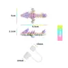 Acessórios de tampa de canudo para impressão 3D de explosão transfronteiriça, dragão de rocha de cristal pequeno de duas pernas, brinquedo de descompressão, novo presente estranho criativo