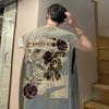 Camiseta sin mangas con estampado de marca de moda europea y americana de verano 2023 BX113