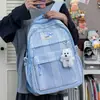 Mochila listrada estilo INS japonês 2026 Nova Coleção Primavera Mochila Estudantil de Alto Valor para Meninas Mochila Simples Leve
