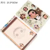 Bloc de Notas con Pinza Yu Niña Pequeña A5, No Adhesivo, Papel Grueso de 100g, Alto Valor Estético, Bloc de Notas Desgarrable