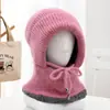 Gorro de Punto Estilo Coreano Otoño Invierno Etiqueta en Inglés Gorro de Lana Versátil para Mujer Circunferencia de Cabeza Grande Protección para los Oídos Gorro para Clima Frío Gorro de Tejer Hace que la Cara Parezca Más Pequeña
