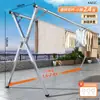 Perchero plegable de pie para uso doméstico, tendedero retráctil de acero inoxidable para balcón interior, herramienta para secar edredones en exteriores