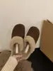 Zapatillas Suaves Retro Birkenstock de Suela Plana para Mujer Zapatos 2026 Estilo Coreano Nuevo Otoño/Invierno Zapatillas de Media Caña Cerradas de Algodón