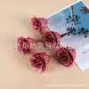 Venta al por mayor del fabricante Rosa Azul Rosa Dorado Flor de Rosa de Cristal Artificial Hechicera 520 Día de San Valentín Chino Flor Artificial Decoración de Boda