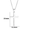 Ins Celebridade da Internet Mesmo Estilo Cruz de Cobre Pingente de Colar Simples Moderno Elegante Retrô Alta Qualidade Corrente para Clavícula Versátil